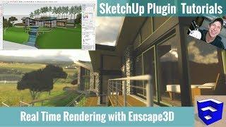 Real Time Rendering in SketchUp with Enscape - Photorealistic Video and More!