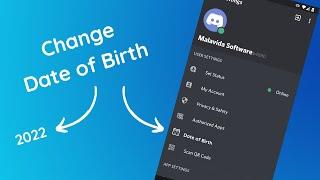 How to change Date of Birth in Discord 2022 (Change Discord Date of Birth)