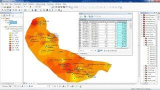 Extract Raster Values to Shapefile in ArcGis