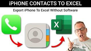Export iPhone Contacts to Excel - Step by Step Tutorial