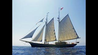 Classic Steel Motorsailer Schooner For Sale