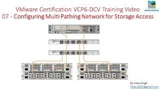 VMware Certification VCP6 (DCV) Training - 07 vSphere Multi Pathing Network for iSCSI