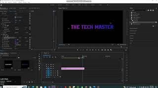 Create an Animated Gradient Text Effect in Premiere Pro CC 2019