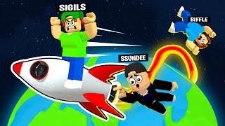 Flying 7,382,021 Miles in Roblox Rockets!