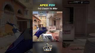 Vintage apEX 1v3 Clutch #cs2 #1v3clutch #pov