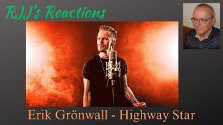 Erik Grönwall  - Highway Star (Deep Purple Cover)  -  RJJ's Reaction
