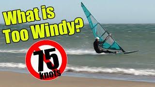 75 knots of WIND!! - Idiots guide to Speed sailing - Part 5