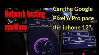 Google Pixel 6 Pro vs. iPhone 12 mmWave speed test | 5G UW showdown!