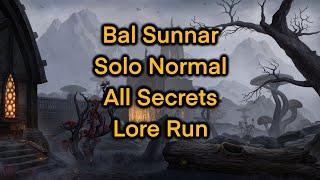 ESO | Bal Sunnar Solo - All Secrets - Lore