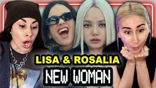 GAY LATINAS REACT to LISA - NEW WOMAN feat. Rosalía (Official Music Video)!!!