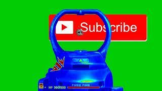 Green Screen Free Fire subscribe