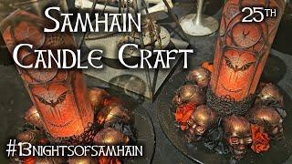 Oct 25th, #13nightsofsamhain, Samhain Candle Craft