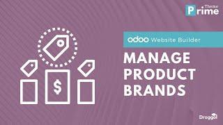 Manage product brands in Odoo eCommerce