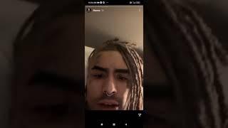 LilPump claps at Diablo for taking his name and saying Pump slap him was all a setup on No Jumper