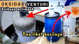Oksidasi sistem venturi pada filter air sumur zat besi tinggi
