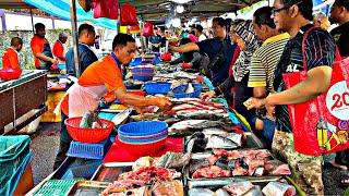 Pasar Pagi SELANGOR - Pasar Tani Saujana Utama Sungai Buloh | Malaysia Morning Market Street Food