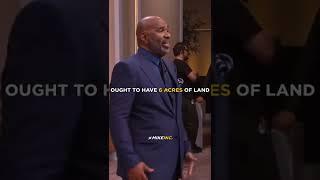 HOW Much Land is on EARTH.. by Steve Harvey #shorts #inspiration