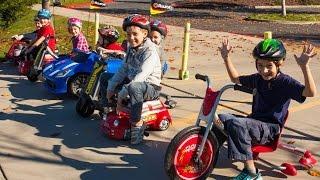 Razor Crazy Cart vs Power Rider 360 vs SRT Viper vs Mini Racers Big Race!