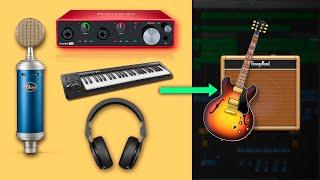 How To Connect Your Recording Gear To GarageBand (GarageBand Tutorial)