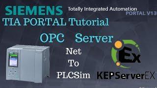 Siemens TIA Portal Tutorial #5 Connect to KepServer OPC server using NetToPLCSim