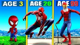 Surviving 99 YEARS As SPIDERMAN in GTA 5 (GTA 5 MODS)