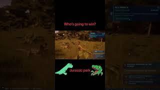 Dino fight! Who’s going to win? #dinosaur #jurassicworld #adhdgamer