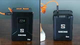 ZGCINE V-Mount Battery supports more charging methods
