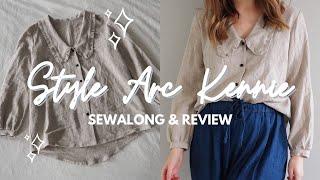 SEWING VLOG | Style Arc Kennie Woven Shirt Sewalong & Review