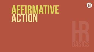 HR Basics: Affirmative Action