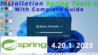 Install Spring Tool Suite STS on Windows 10/11 With Demo Project #spring2023 #sts #eclipseide