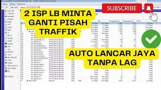 Auto Lancaaarr - 2 ISP Loadbalance ganti Pisah Traffik