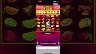 Juicy Fruits // Cryptoleo pay insane on max bet ( never seen this ) MUST WATCH!!!