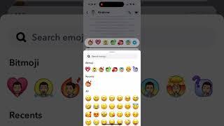 Emoji reactions in SnapChat Plus - how to react to chats with emojis?