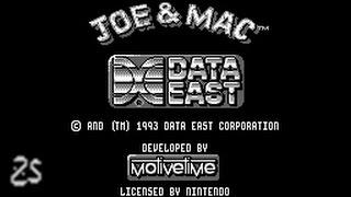 Joe & Mac (Game Boy) - playthrough
