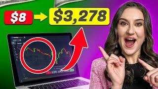 TRADING STRATEGIES | I TURN $8 INTO $3,278 IN 9 MINUTES