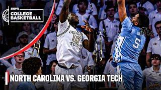 North Carolina Tar Heels vs. Georgia Tech Yellow Jackets | Full Game Highlights