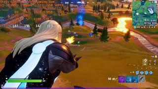Fortnite Chapter 2 Season 4 competitive settings DX12 on Core i3-10100 and GeForce GTX 1660 Super