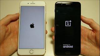 ONEPLUS 5 VS IPHONE 7 PLUS SPEED TEST!