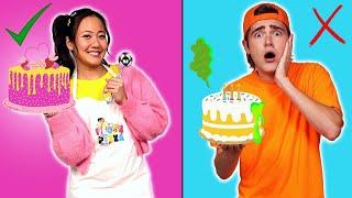 Ellie VS Jimmy In BAKING a Cake CHALLENGE | Ellie Sparkles | Videos for Kids | WildBrain Live Action