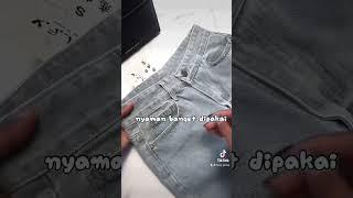 Unboxing ripped jeans highwaist 100 ribuan #racunshopee #shoppeehaul