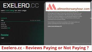 exelero.cc, Reviews Paying Or Not Paying ? #all_hyip #HYIP_daily_update #NEW_HYIP #HYIP_monitor