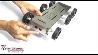 6 Wheel Robotic Body Chassis