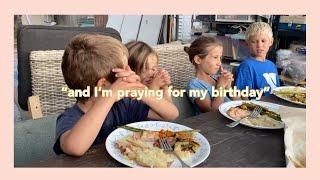 GG PRAYS FOR HER SIBLINGS...AND BIRTHDAY!