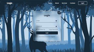 How To Make A Website With Login And Register | HTML CSS & Javascript
