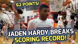 Jaden Hardy's 62 Points BREAKS SCHOOL SCORING RECORD! Leads 21 Point COMEBACK To Win In OVERTIME! 