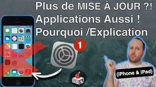 Votre iPhone ne ce mes Plus à Jour ?! Applications Aussi ! Pourquoi / Explication !?