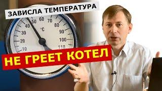 Котел не набирает температуру: как будто зависло, плохо греет