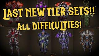ALL FINAL Class Tier Sets REVEALED!! All Difficulties - 10.2 PTR Transmogs WoW Dragonflight