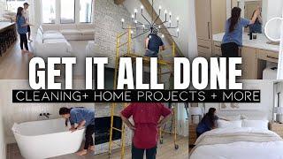 *NEW* GET IT ALL DONE | CLEANING + HOME PROJECTS + MORE | FUN DAY IN THE LIFE