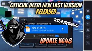 [NEW] DELTA EXECUTOR NEW LAST VERSION V648 REALISED | NO LAG | DELTA EXECUTOR MOBILE/PC ROBLOX